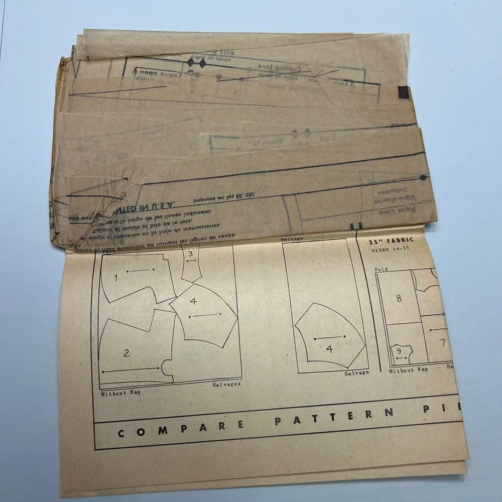 Butterick Vintage Mail‎ Order Pattern #7563 14